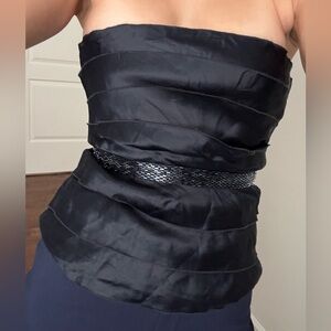 Calvin Klein Bustier Silk Top